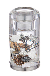 Fyrfadsstage med dekoration 14,5 x 7,2 cm